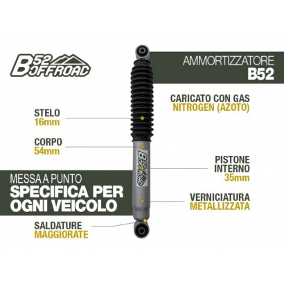 alt text - Amortisseur B52 OFFROAD pour Suzuki New Grand Vitara Arrière