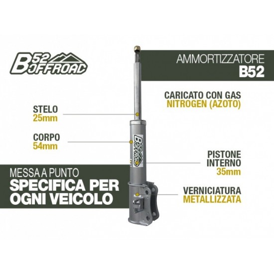 alt text - Amortisseur B52 OFFROAD pour Suzuki Vitara Avant