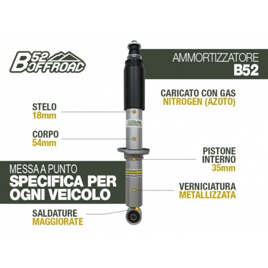 alt text - Amortisseur B52 OFFROAD pour Toyota KZJ/KDJ 90/95 Avant