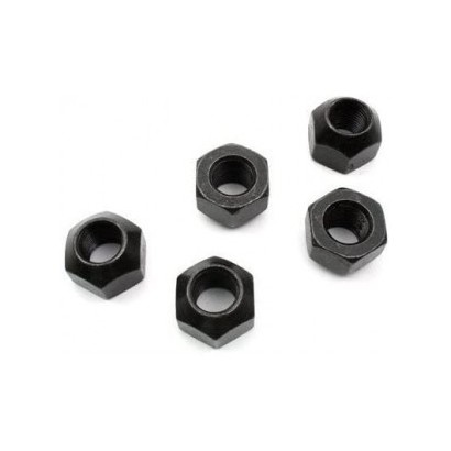 ECROU DE ROUE NOIR 16X150