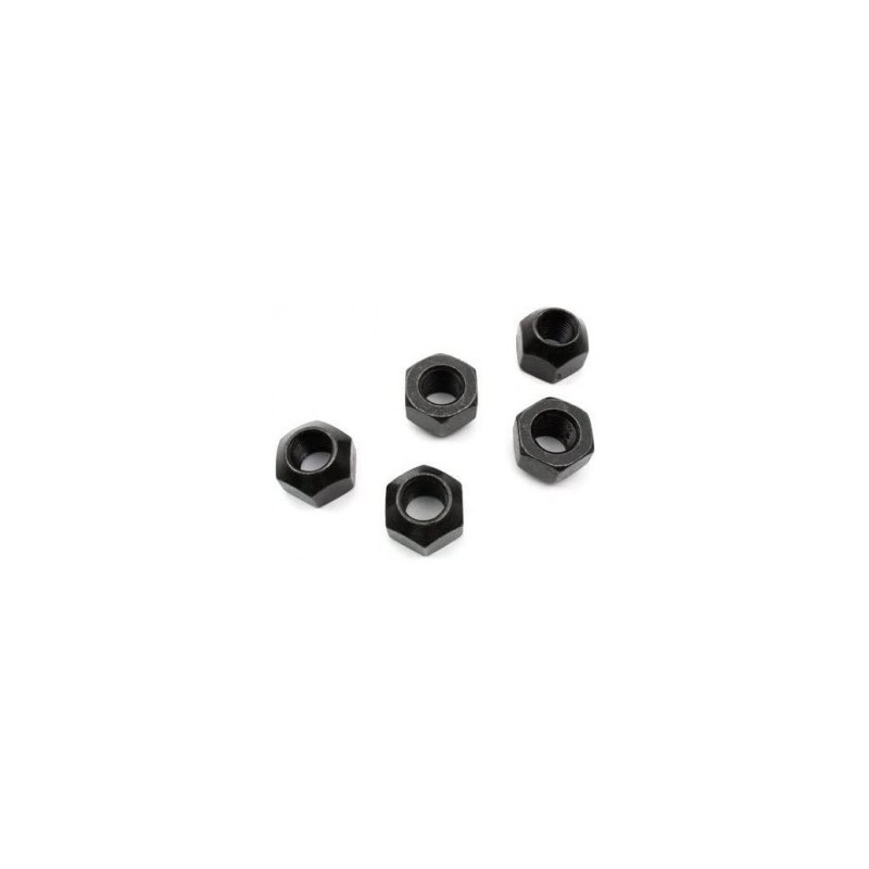 ECROU DE ROUE NOIR 16X150